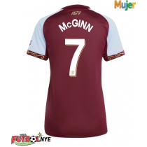 Camiseta Aston Villa John McGinn #7 Primera Equipación para mujer 2025-26 manga corta